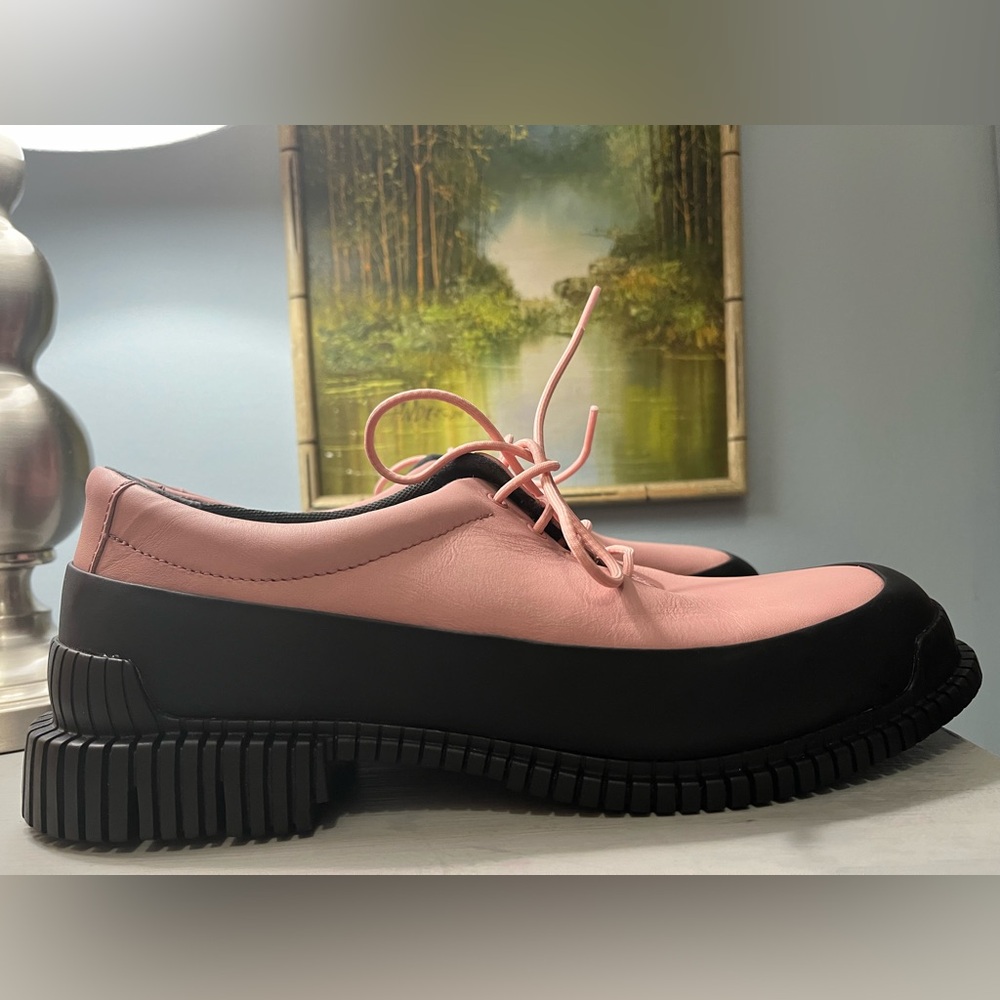 Camper Pink and Black Women's Flats - Picture 4 of 7